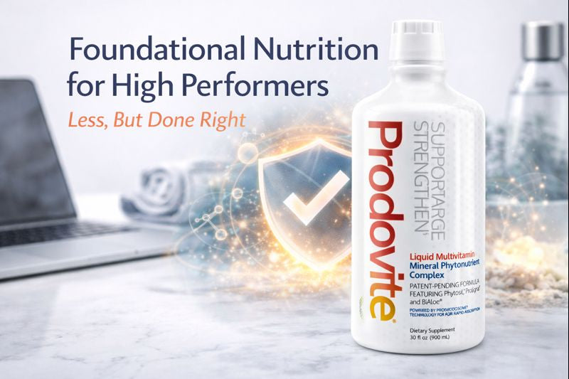 Foundational Nutrition for High Performers: Less, But Done Right